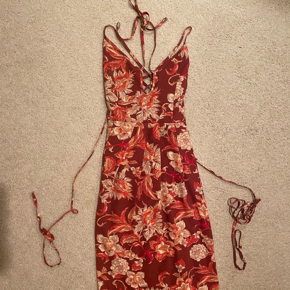 Floral Maxi Dress - Picture 1 of 5